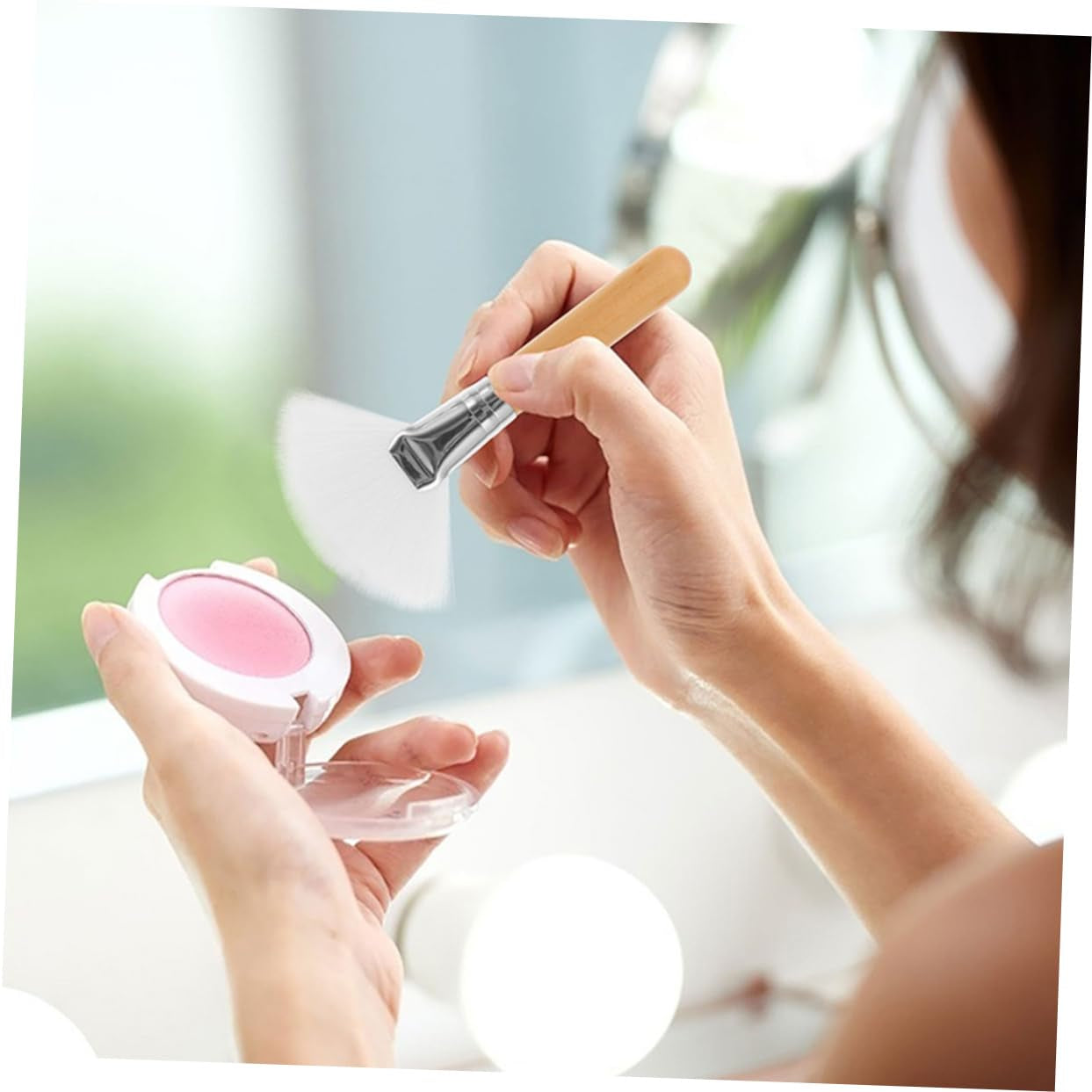 4Pcs Makeup Brush Powder for Highlighter Blush Face Professional Makeup Tools