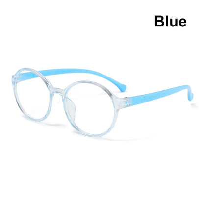 1PC Anti-Blue Kids Glasses Boys Girls Portable Ultra Light Frame Computer Eye Protection Eyeglasses Vision Care Spectacles