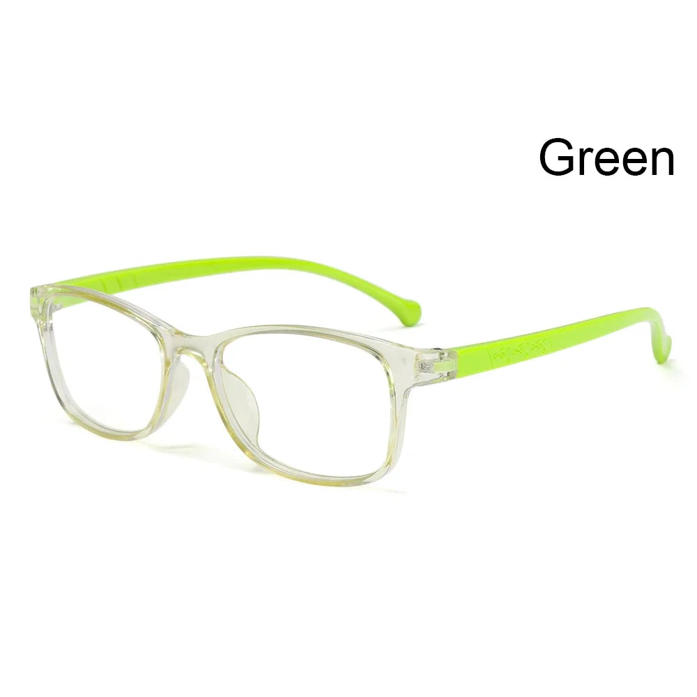1PC Anti-Blue Kids Glasses Boys Girls Portable Ultra Light Frame Computer Eye Protection Eyeglasses Vision Care Spectacles