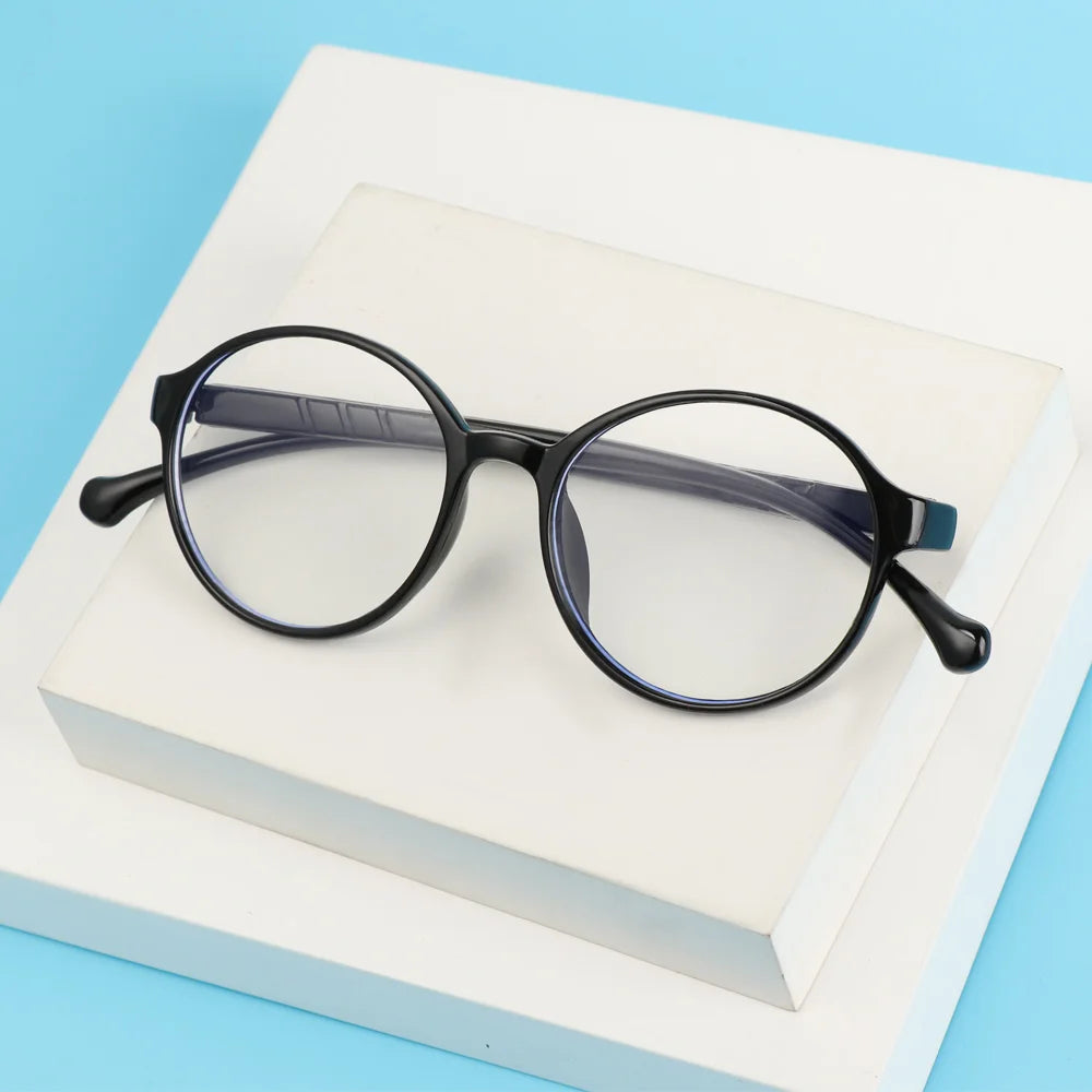 1PC Anti-Blue Kids Glasses Boys Girls Portable Ultra Light Frame Computer Eye Protection Eyeglasses Vision Care Spectacles