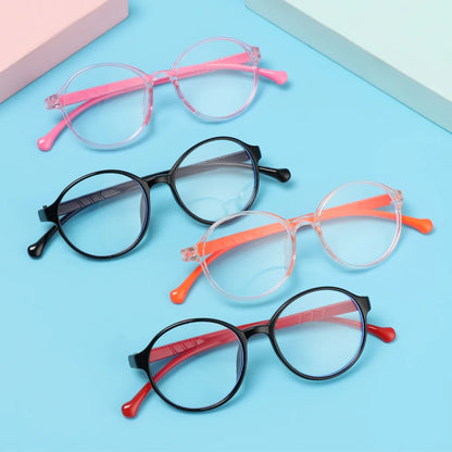 1PC Anti-Blue Kids Glasses Boys Girls Portable Ultra Light Frame Computer Eye Protection Eyeglasses Vision Care Spectacles