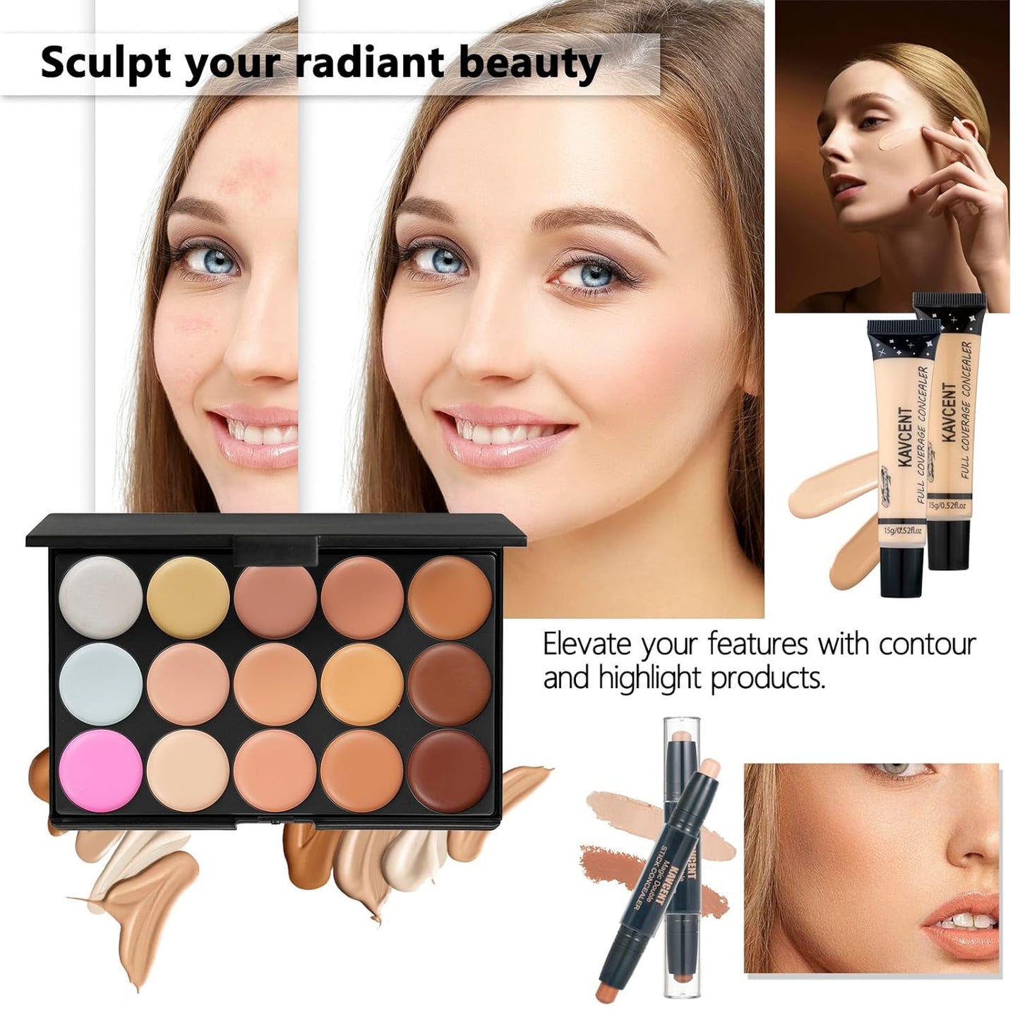 Makeup Kits Makeup Kit for Women Full Kit Makeup Sets for Teenagers Teen Girls Foundation Eyeshadow Makeup Bag Makeup Gift Set for Teens Women