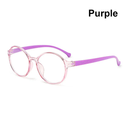 1PC Anti-Blue Kids Glasses Boys Girls Portable Ultra Light Frame Computer Eye Protection Eyeglasses Vision Care Spectacles