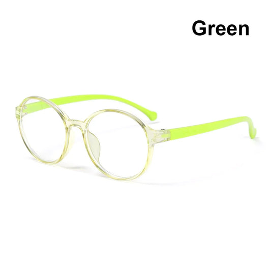 1PC Anti-Blue Kids Glasses Boys Girls Portable Ultra Light Frame Computer Eye Protection Eyeglasses Vision Care Spectacles
