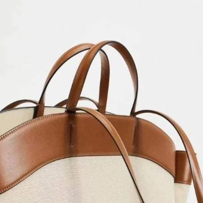 Foreign Trade Fashion Beautiful Canvas Satchels Bag New Mommy Bag Large Capacity Commuter Hand Bill Shoulder Casual Tote Package