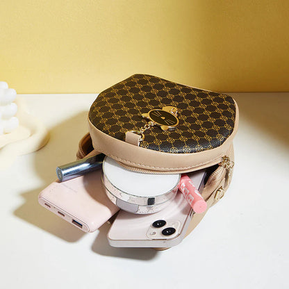 Flower Small round Bag 2024Small Bag Simple Casual Small Bag Foreign Trade Manufacturers Wholesale Printing Foreign Style Bag