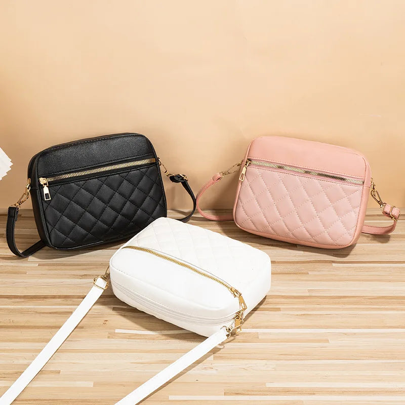 Ladies with High-End and Exquisite Bags New Women'S Summer Handbag 2024 Versatile Foreign Trade Crossbody Small Square Bags