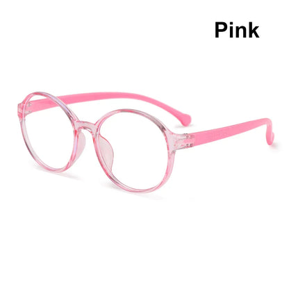 1PC Anti-Blue Kids Glasses Boys Girls Portable Ultra Light Frame Computer Eye Protection Eyeglasses Vision Care Spectacles